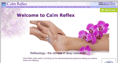 Desktop Screenshot of calmreflex.co.uk